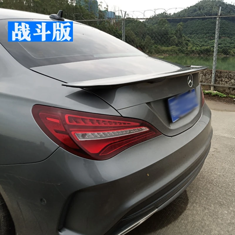 Спойлер для Benz CLA W117 2014 2015 2016 2017 2018 АБС-материал углеродное волокно внешний вид