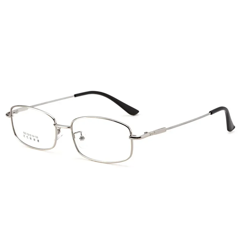 Большие очки 55-17-138 супер эластичные металлические с памятью полная оправа