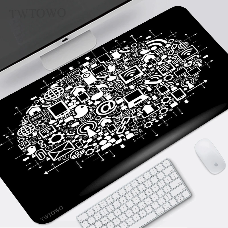 

Геймерский коврик для мыши, большой коврик для мыши XL для домашнего компьютера, коврики для мыши XXL, коврик для мыши, мягкий Противоскользящи...