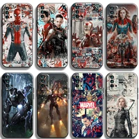 marvel comics phone case for xiaomi redmi 9 9t 9at 9a 9c note 9 pro max 5g 9t 9s 10s 10 pro max 10t 5g shockproof