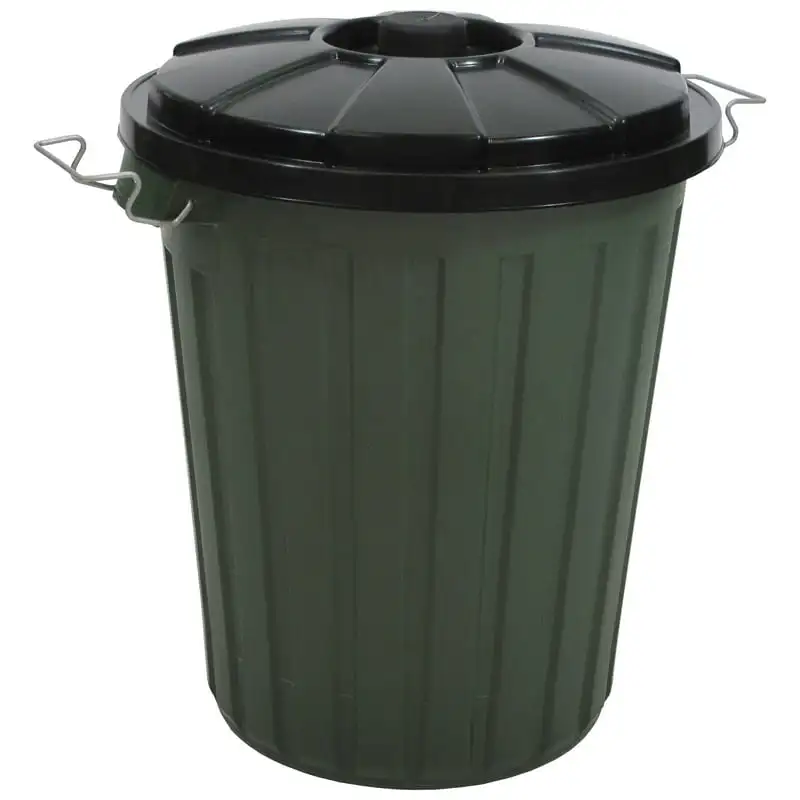 

Gallon Garbage Bin with Latch On Lid Automatic garbage bin Home мусорное ведро Woven trash can Rain barrel water co