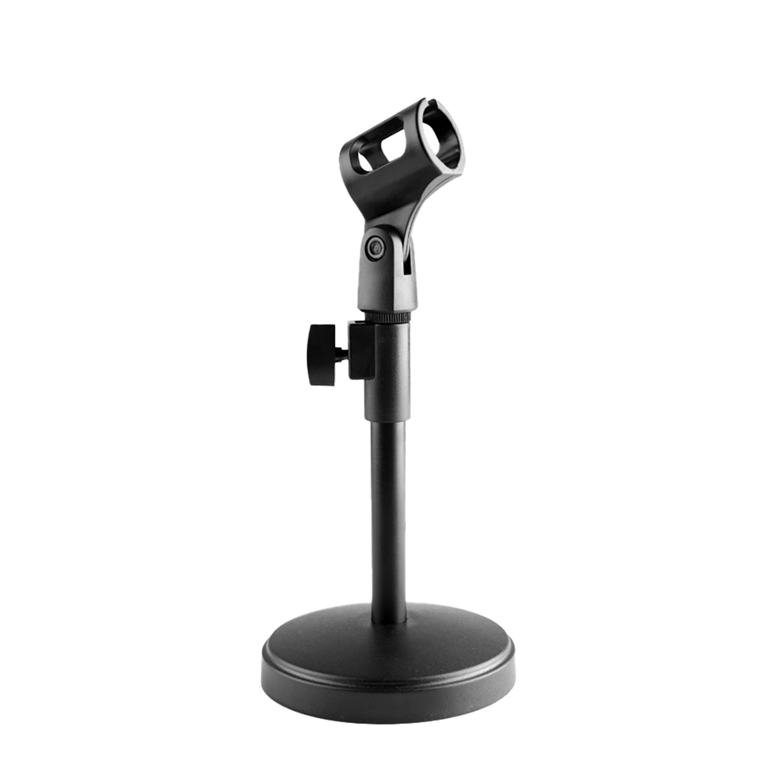 

Podcast Adjustable Height Portable Live Broadcast Desktop Microphone Stand Table Non-Slip Singing Clip Studio Mic Metal Base