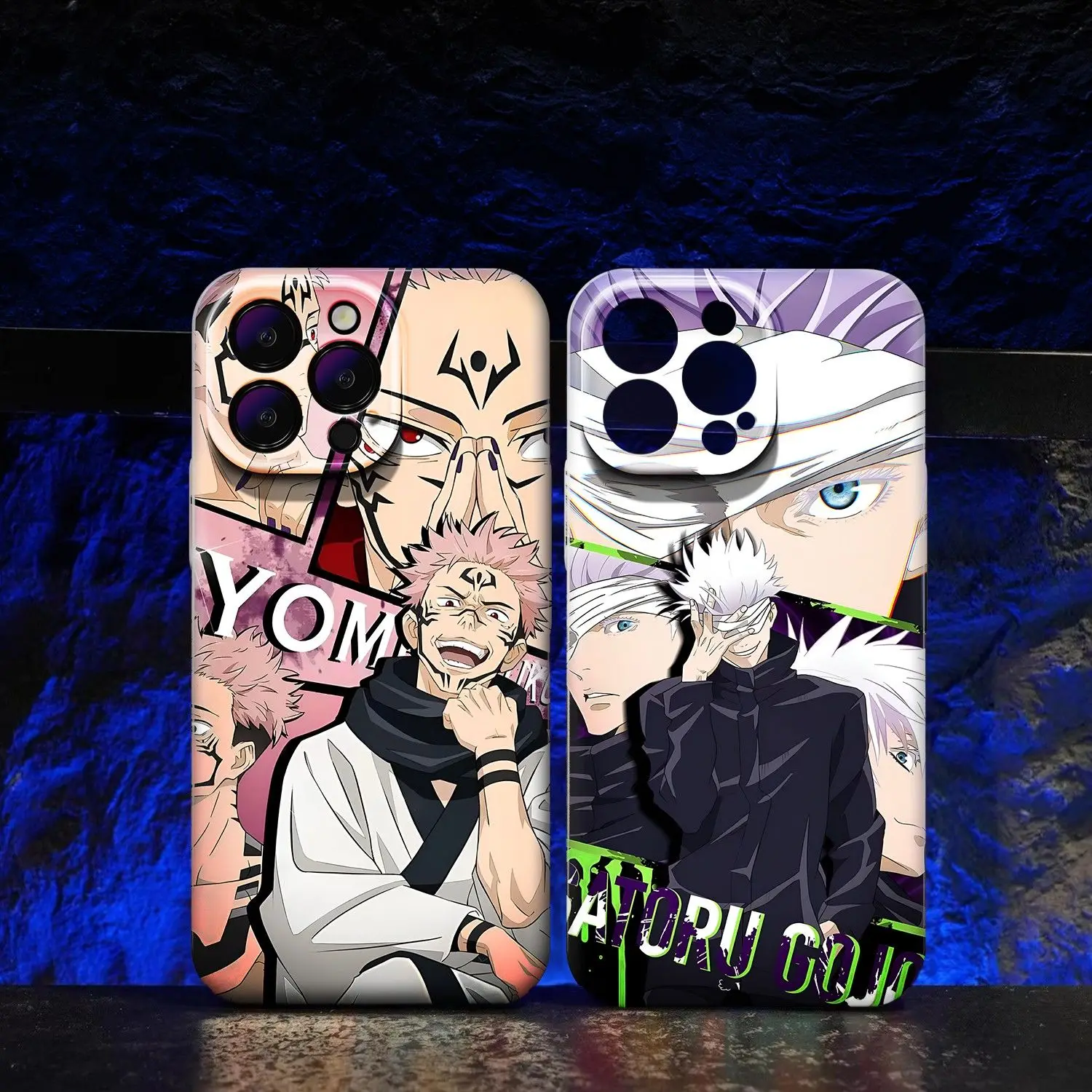 Anime Jujutsu Kaisen Phone Case for OPPO Reno 5 6 7 7Z 8 8T F9 F11 R15 R17 Find X3 X5 Se Pro 5G Glossy HD Hard PC Cover