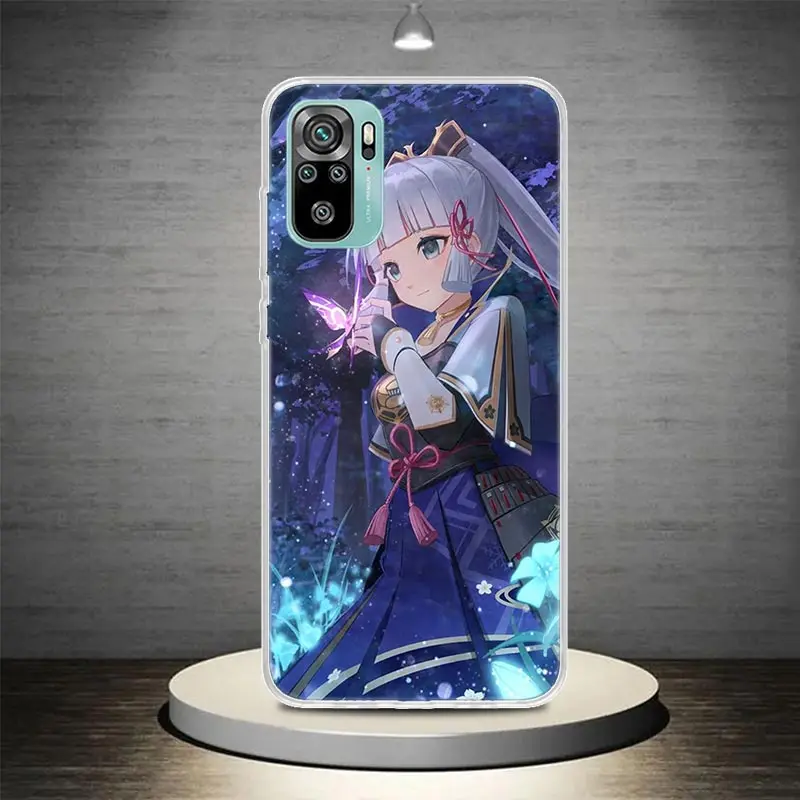 Чехол для телефона Genshin Impact Kamisato Ayaka чехол Xiaomi Redmi 10 10A 12 12C 9 9A 9C 9T 10C 8 8A 7 7A 6A 6 Pro K20 K30 K40