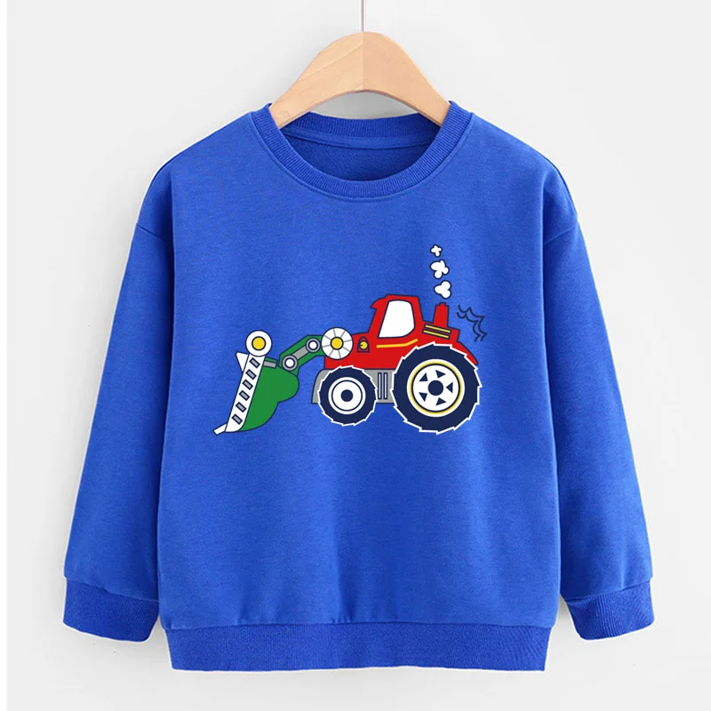 

Детский хлопковый свитшот Aimi Lakana с рисунком автомобиля для маленьких мальчиков