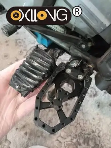 Увеличенные подножки с ЧПУ широкие педали для Suzuki DR-Z125 2012 2013 2014 2015 2016 2017 2018 2019 2020 2021