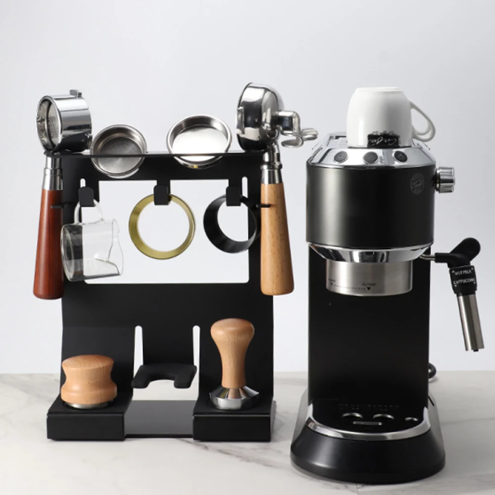 

Coffee Utensils Storage Rack 51/54/58mm Portafilter Tamper Distributor Holders Organization Espresso Latte Cappuccino Mocha