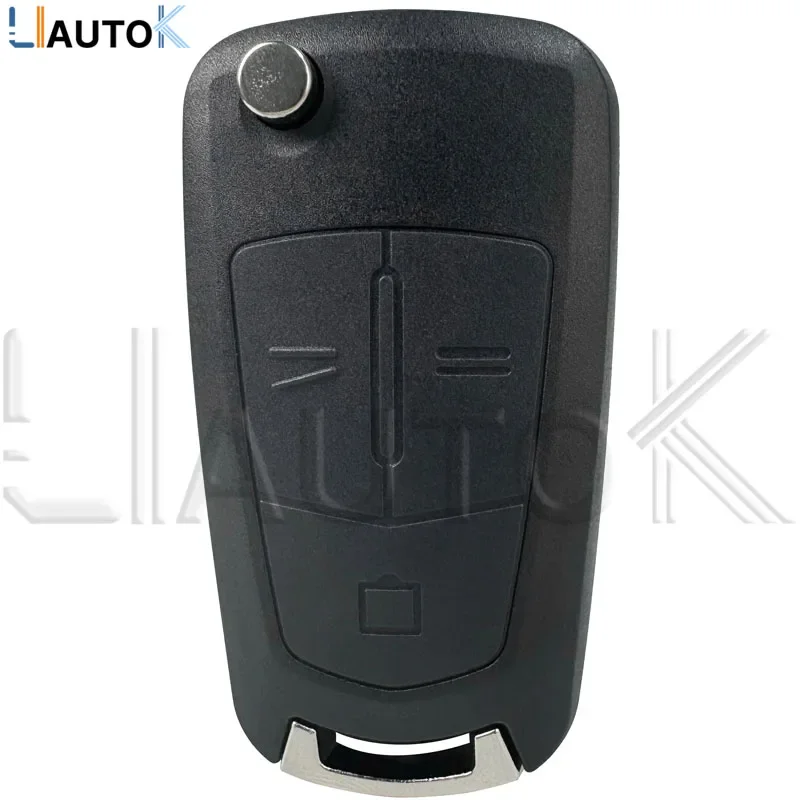 

Флип-чехол для дистанционного ключа, сменный брелок для Opel, для Vauxhall, для Corsa D Astra H, для Zafira Vectra C Signum Meriva, 2/3 кнопки