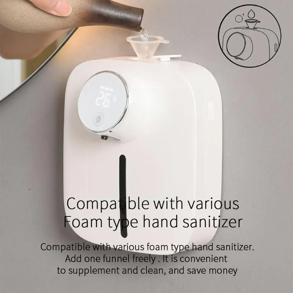 

Бесконтактный настенный автоматический дозатор мыла, Usb-инструмент для жидкости, фонарь с датчиком, свободные инфракрасные руки, электриче...