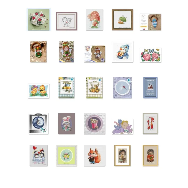 

Canvas 14CT plastic or cotton aida Cross Stitch Full Kit DIY Embroidery dwarfs series, Hedgehog Brother with Red Sweater