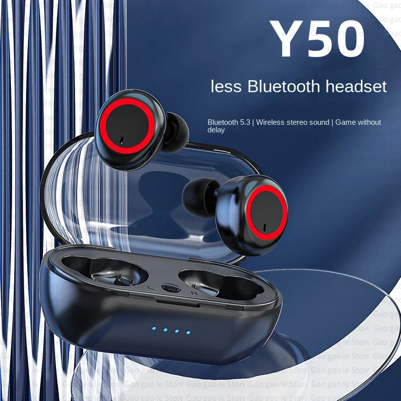 

Fone Bluetooth Wireless Headphones with Mic Sports Waterproof TWS Bluetooth Earphones Touch Control Wireless Headset Earbuds