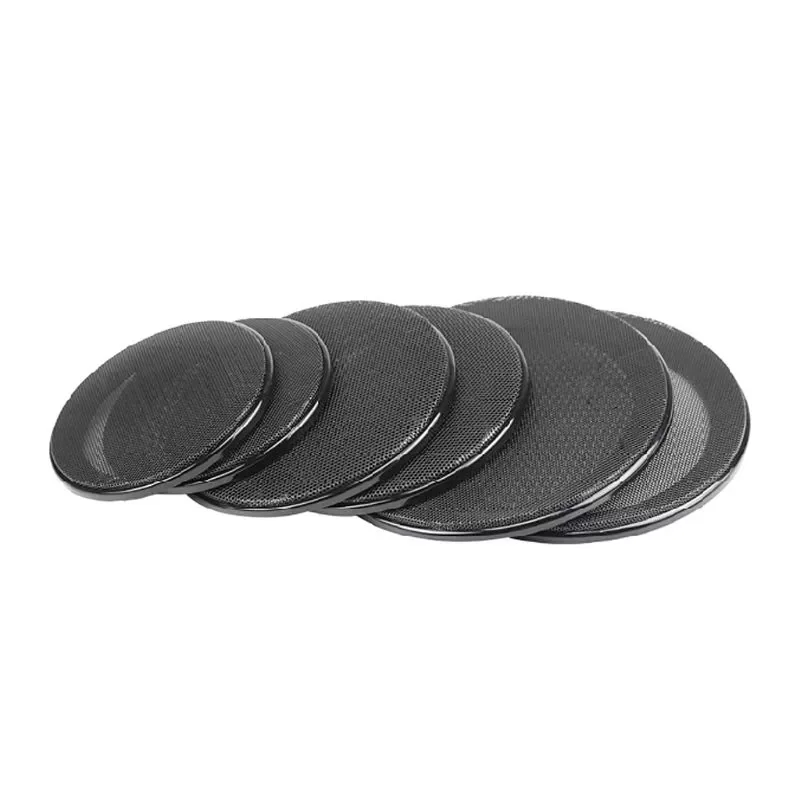

Inch Black Car Speaker Grill Mesh Round Horn Protective Cover Circle Enclosure Net DIY Decorative Accessories