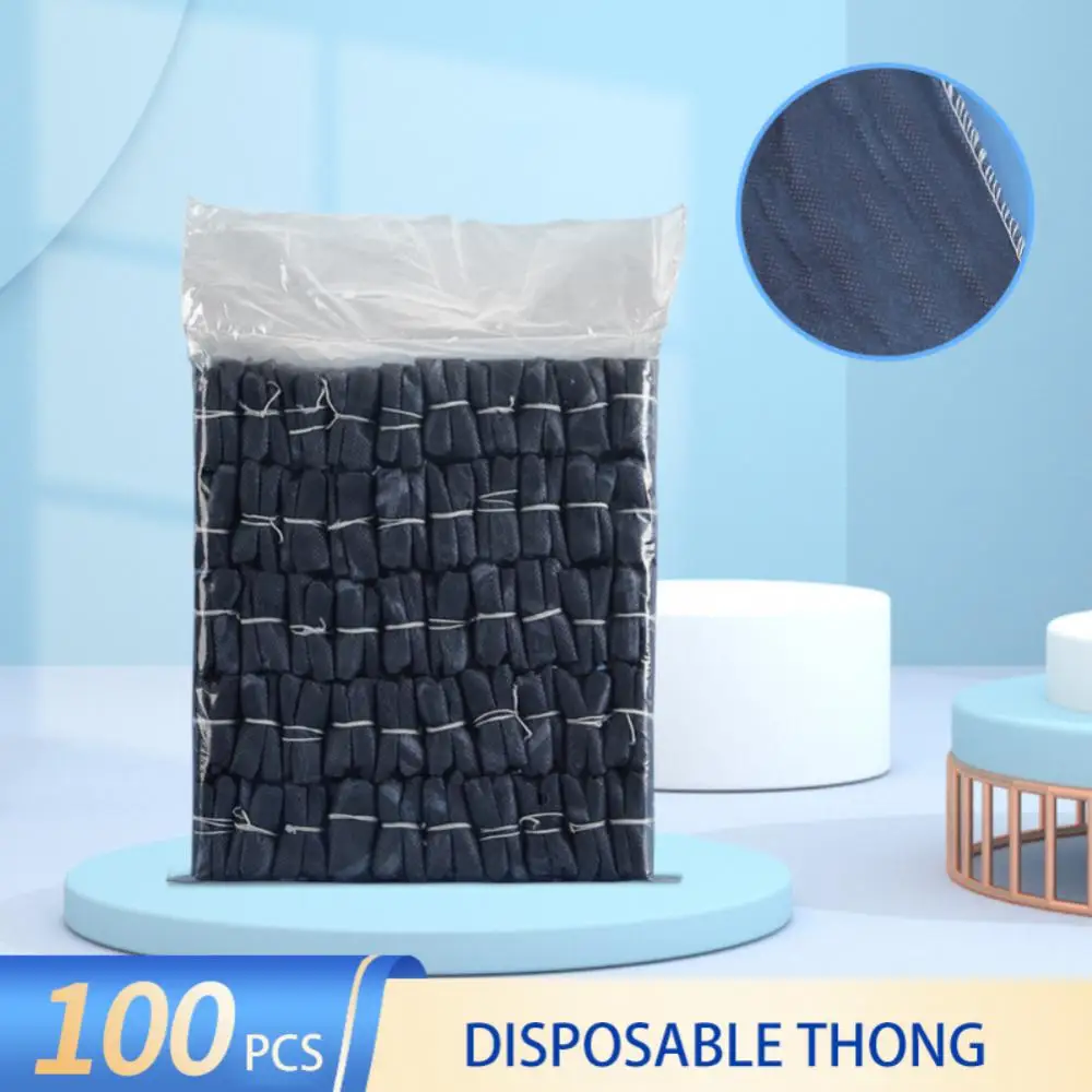 100 шт./комплект женские гигиенические трусики-стринги из нетканого материала |