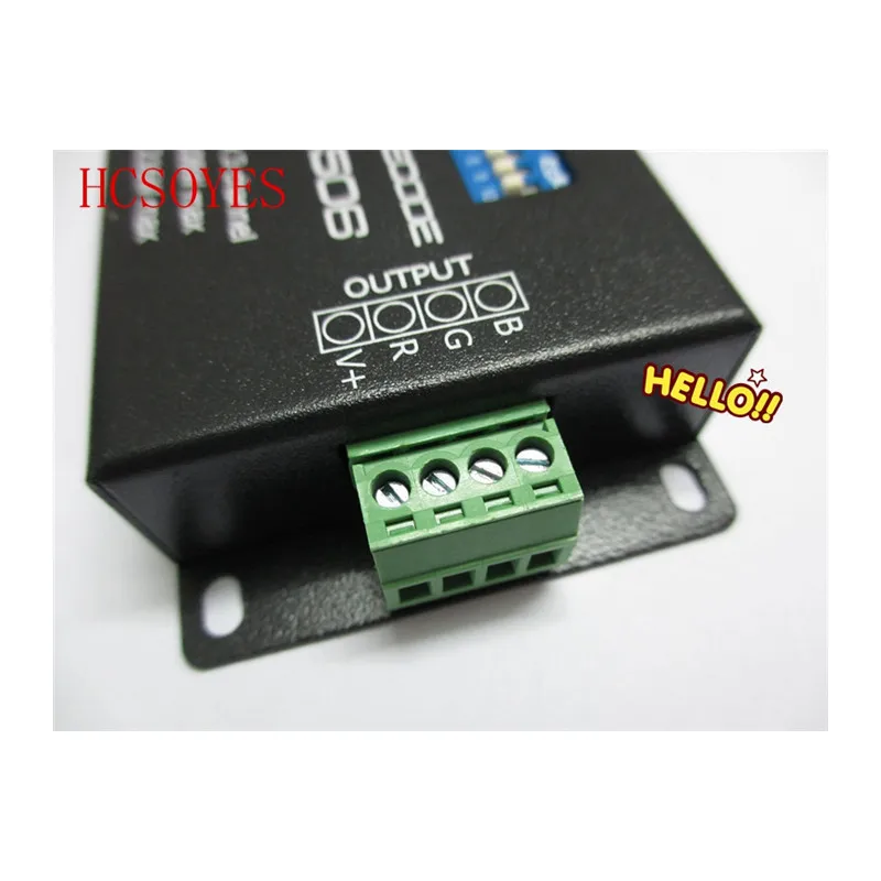 DC12V-24V PX24506 светодиодный драйвер DMX 512 декодер 9A усилитель для светодиодных фонарей