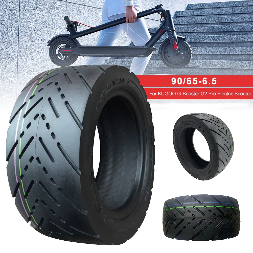 

90/65-6.5 Tubeless Tire For KUGOO G-Booster G2 Pro Electric Scooter High Quality Thickening Rubber Outer Tyre For Electromobile