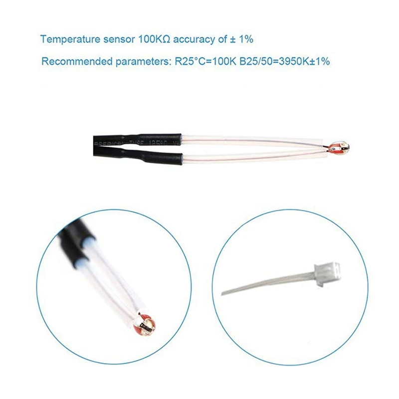 

24V 40W Cartridge Heater Thermistor NTC 100K 3950 Wire 1M for Ender 3 Ender 3 Pro 3D Printer Accessories