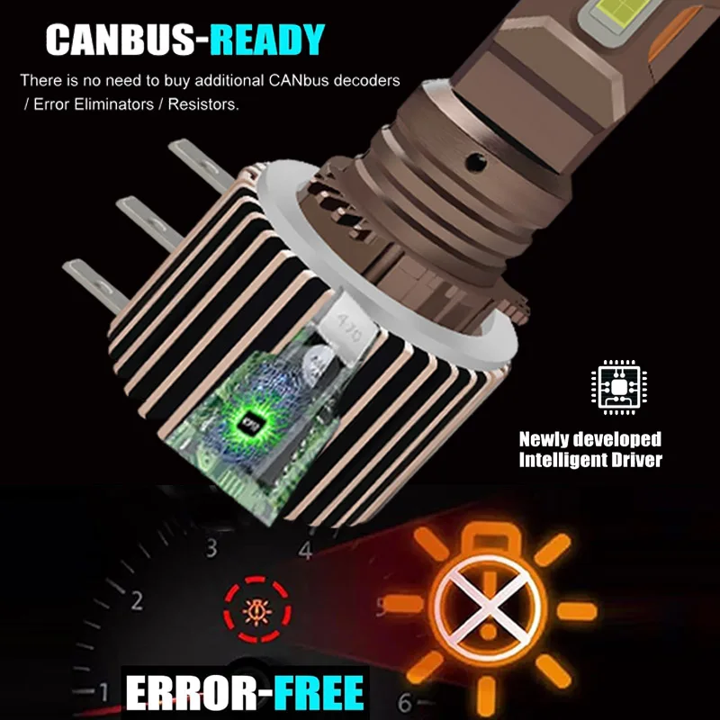 Светодиодные лампы для фар H15 Audi A5 S5 2010 2011 2012 дальнего света с дневными ходовыми