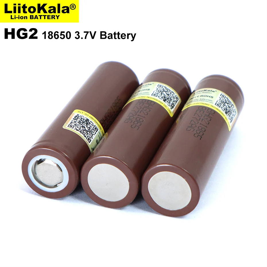 20 шт. перезаряжаемые литиевые батареи 18650 HG2 3000 мАч 3 6 В | Электроника