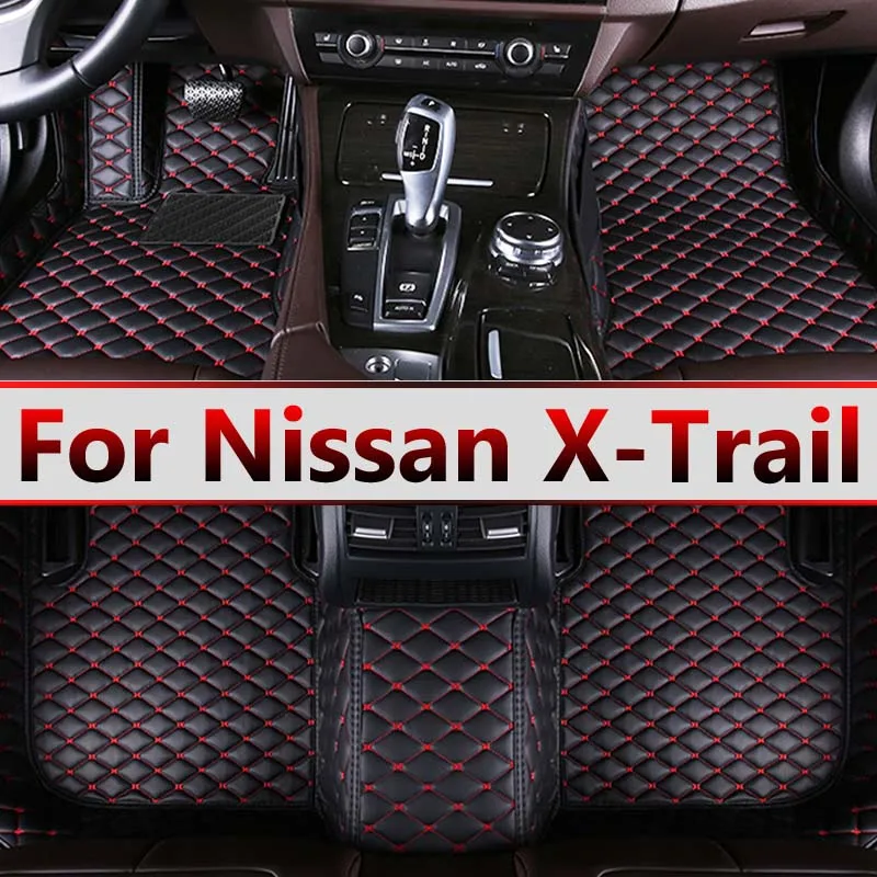 

Car Floor Mats For Nissan X-Trail T32 2017~2020 7 Seater Waterproof Rug Interior Decoration Car Carpet Floor Mat Car Accessories