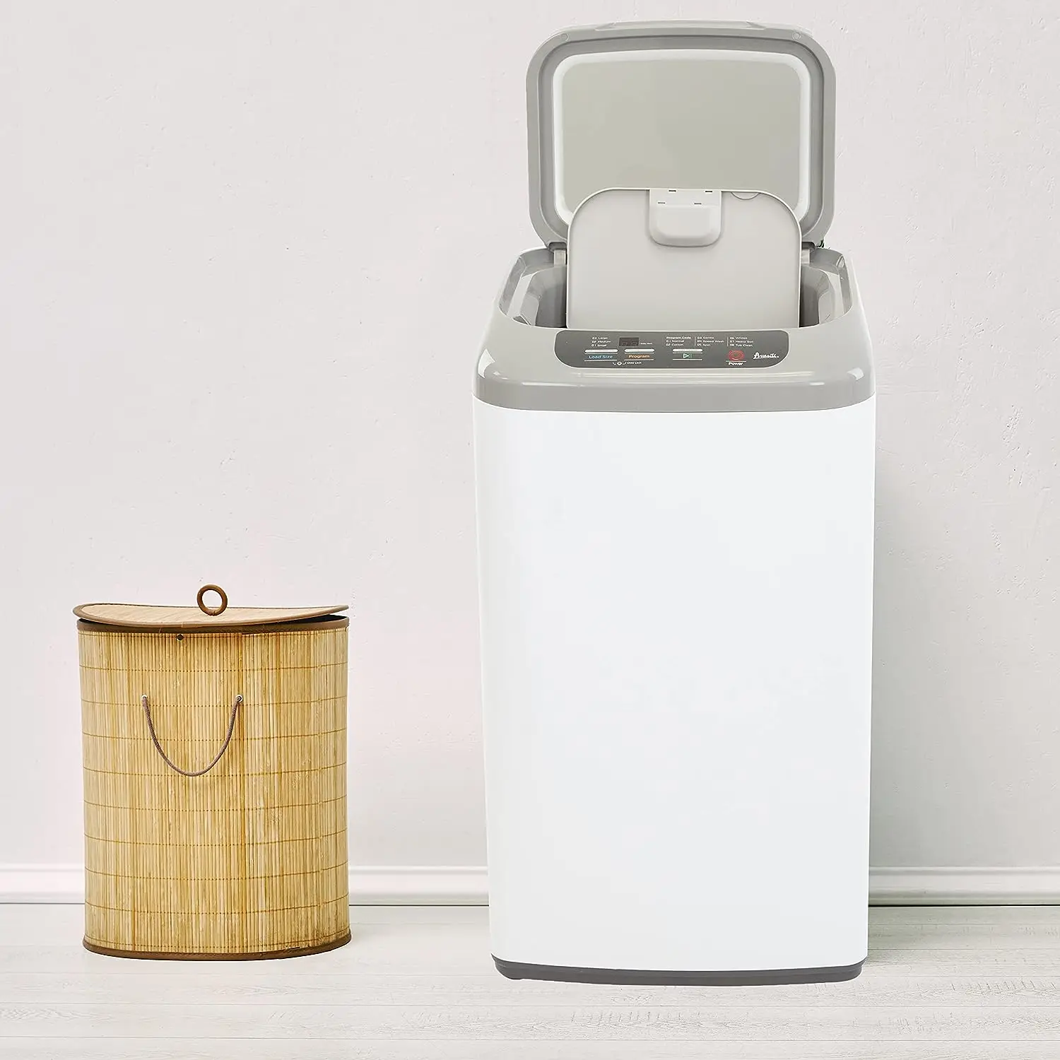 

Portable Compact Washing Machine for Clothes/Laundry, 0.84 Cu. Ft. Capacity, Standard Sink/Faucet Attachment for Apartment, Dorm