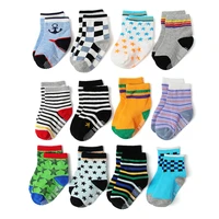 toddler socks with grippers 12 pairs non slip baby boys anti skid sticky ankle socks for 0 5 years kids children