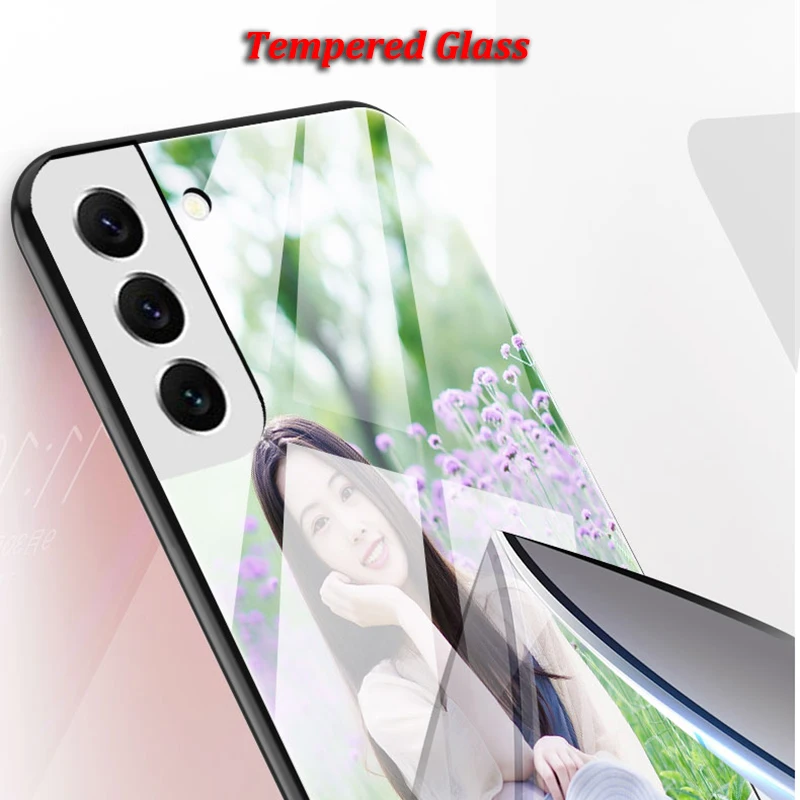 Фото Чехол из закаленного стекла для Samsung Galaxy A53, A13, A73, S22, S21, S20, FE Ultra, S10, S9, Note 20 Plus, Φ, A52S, A71 №4