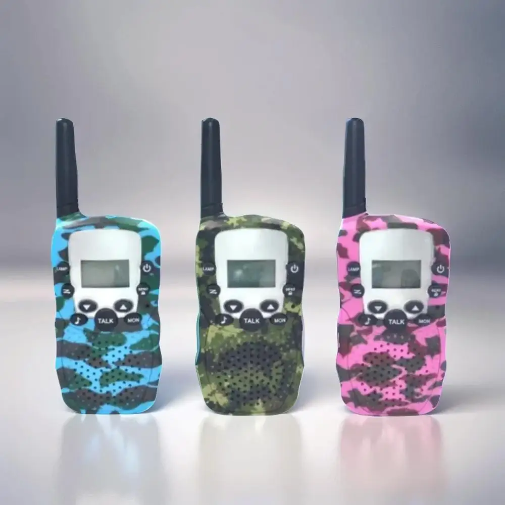 2PCS Mini Kids Walkie Talkie Handheld Conversation Transceiver Toy 3km Call Gift Two Way Radio Communicator