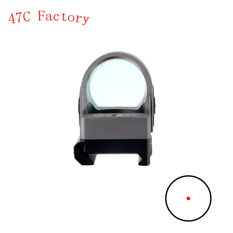 

2.5 MOA Reticle Red Dot Sight Tactical 2.5 MOA Red Dot Sight Reflex With 20mm Skin Rail Gray