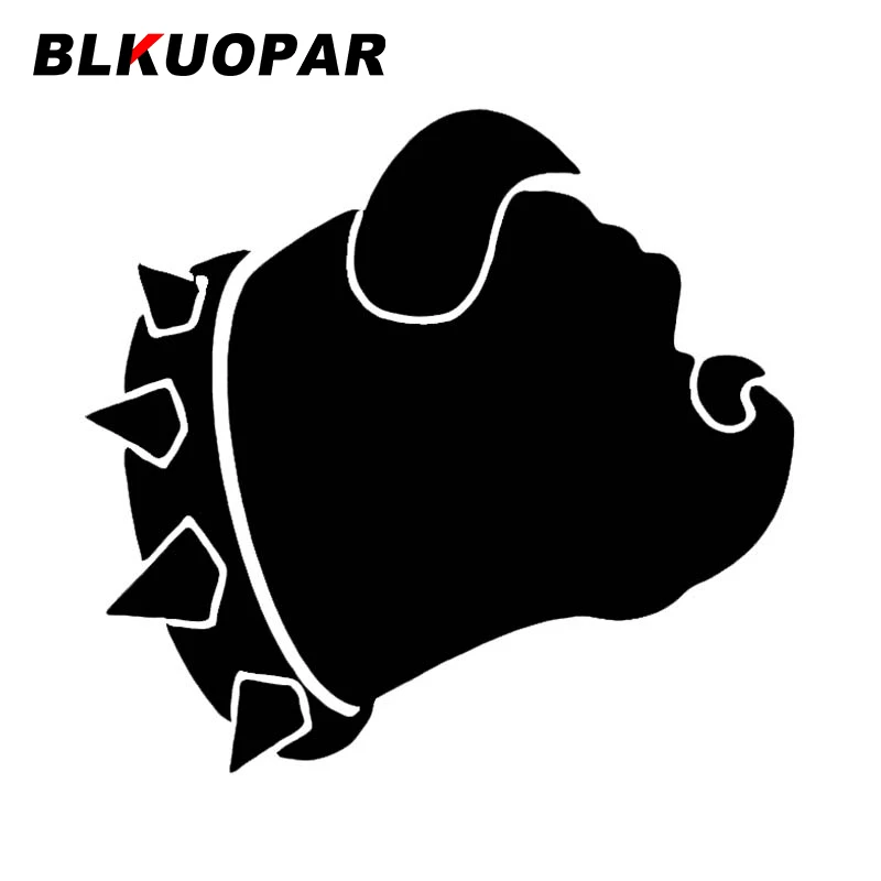 

Автомобильная наклейка BLKUOPAR в виде бульдога, креативная оригинальная устойчивая к царапинам наклейка, Солнцезащитная Водонепроницаемая д...