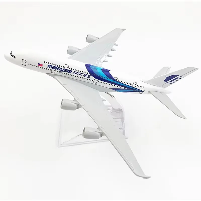 16 см A380 Malaysia Airlines модель самолета масштаб 1:400 сплав металла Airbus подарок