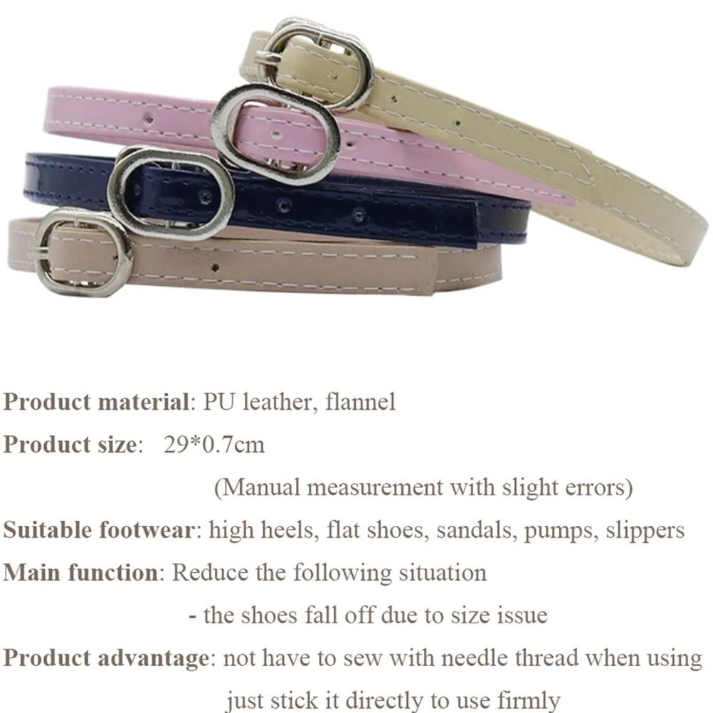 Stretch Laces Pumps Band Hold Loose High Heel Shoe Accessories Buckle Shoe Straps Replacement Detachable Shoe Strap Miss