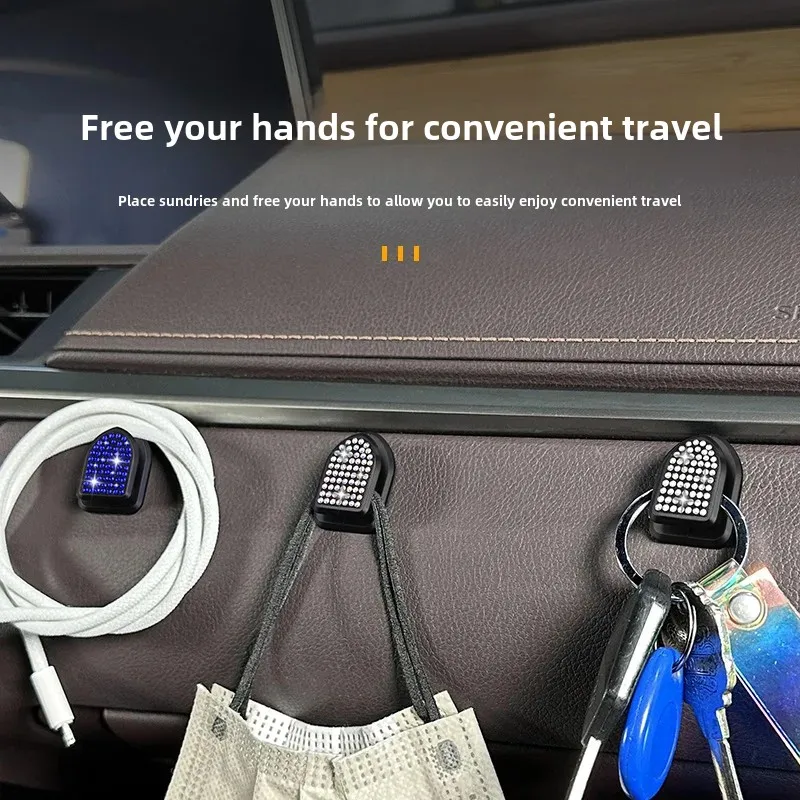 Креативный универсальный автомобильный аксессуар с бриллиантами небольшой