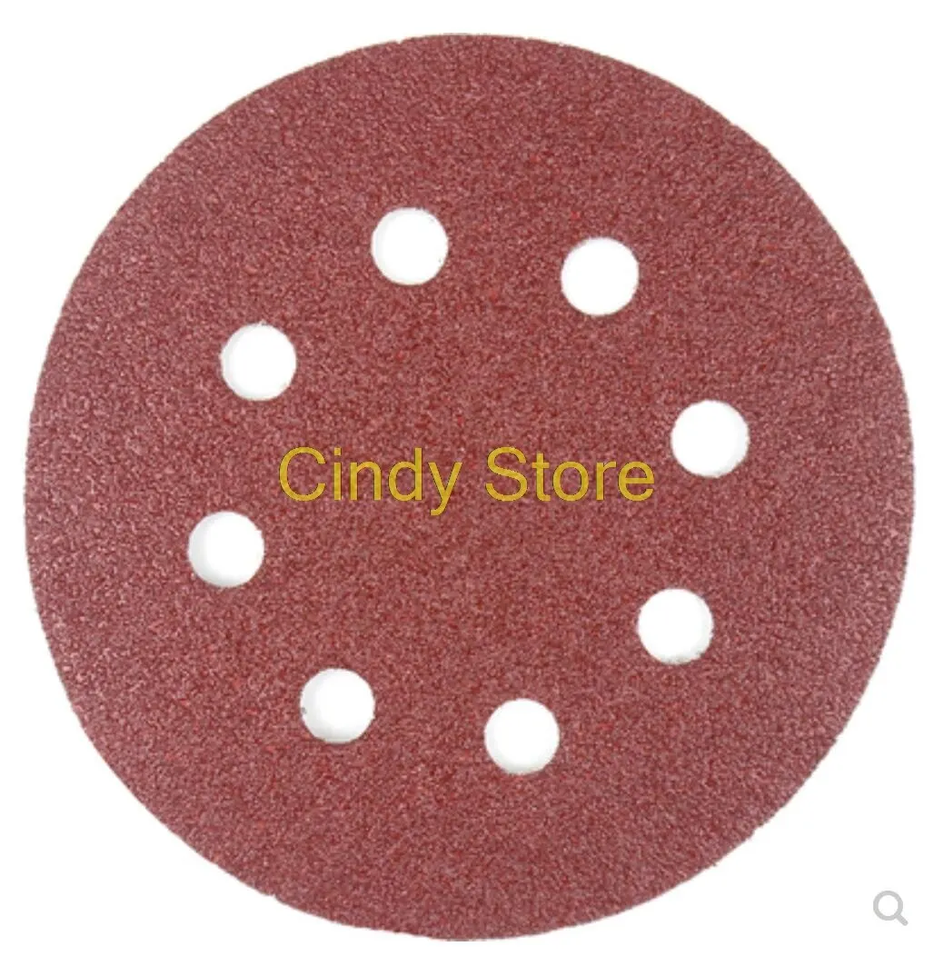 

50PCS Hook Loop 5" 8 Hole 125mm Sanding Discs Assorted Orbital Sander Round Sandpaper 40~2000 Grit for polish machine