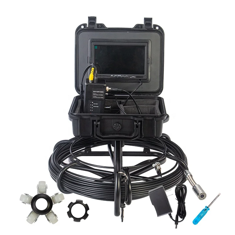 

DVR 50M 1080P Hd High Resolution Plumbers Sewer Industrial Endoscope Pipe Inspection Video Camera
