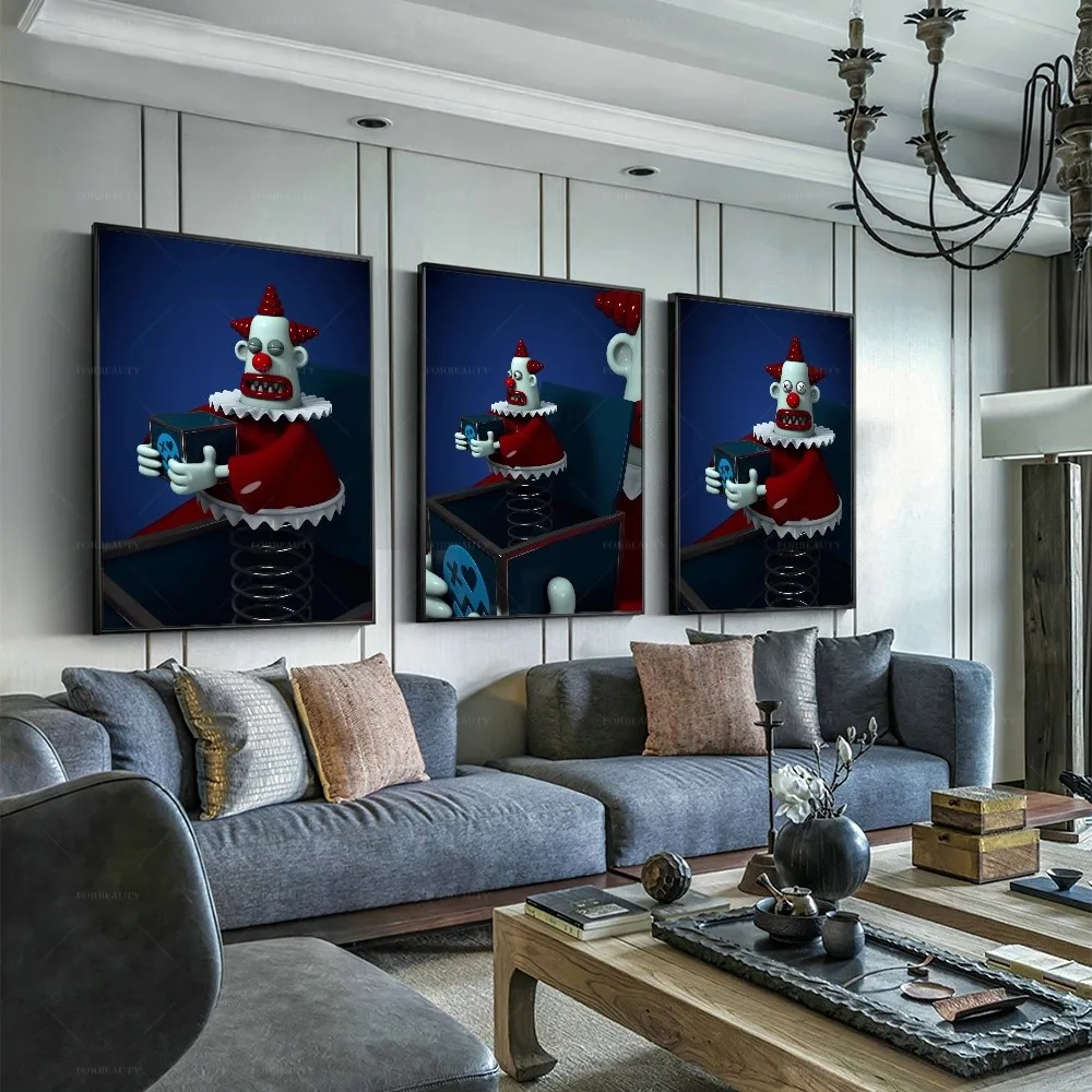 

Forbeauty цирк куклы распылитель Картина на холсте водонепроницаемая и может использоваться вне картины маслом для декора отеля