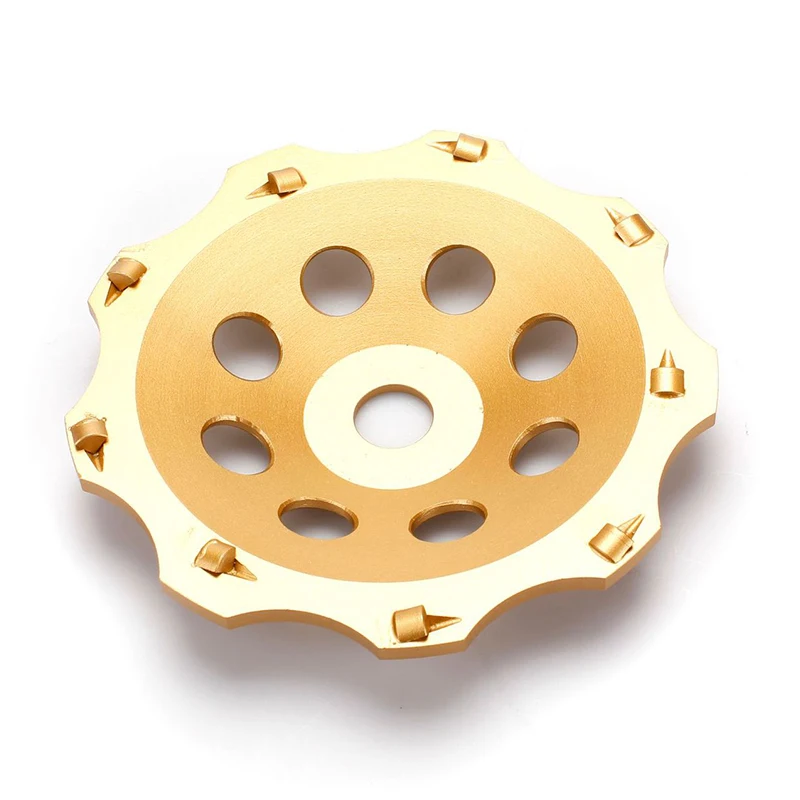 

D180mm 9*1/4PCD Diamond Grinding Wheel Stone Cement Concrete Epoxy Resin Floor Bowl