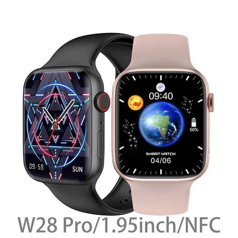 

2023 IWO W28 Pro Smart Watch For Man Woman Sport NFC GPS Watches For ios Android Phone BT Call Smartwatch PK Series 7 W27 X8 max