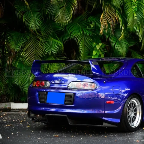 Лезвие из углеродного волокна 1993-2002 для Toyota Supra MK4 TRD стиль спойлер JZA80 заднее крыло багажника спойлер