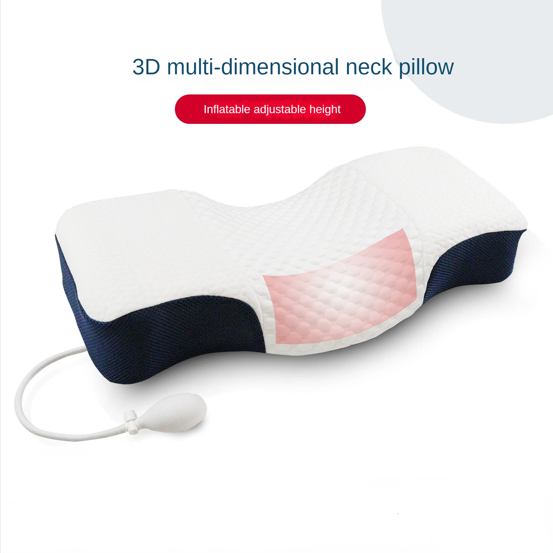 

Neck Inflation Memory Foam Pillow Sleep Pillows for Bedroom Pillows for Sleeping Orthopedic Pain Release Inflatable Cushion
