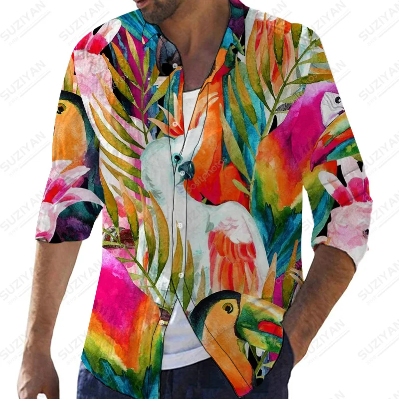 

Long Sleeve Shirt For Men Stripped Men'S Closet Ethnic Men Patterns Men Button Funny Patterns Men Linen Shirt Top Non-Iron
