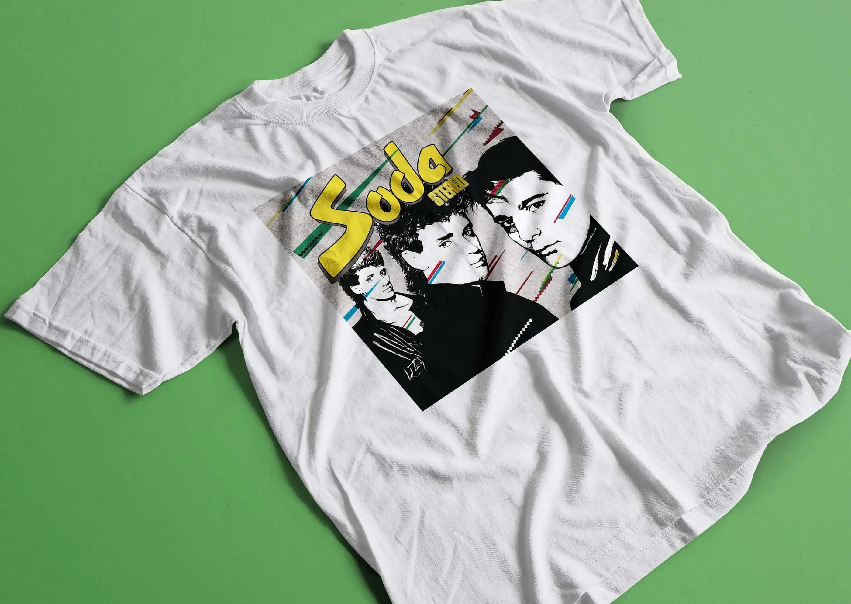 Новая футболка в стиле ретро Soda Stereo 1982.