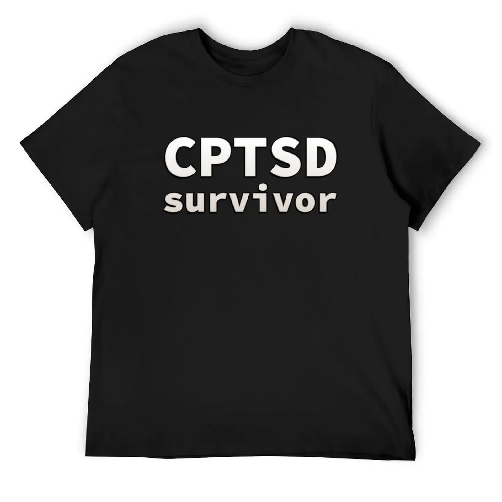 CPTSD (сложная после травматического снятия стресса) футболка выжив милая одежда