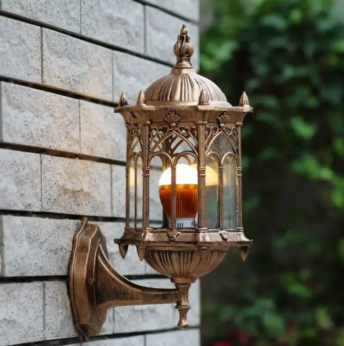Уличный светодиодный настенный светильник европейская садовая вилла двор