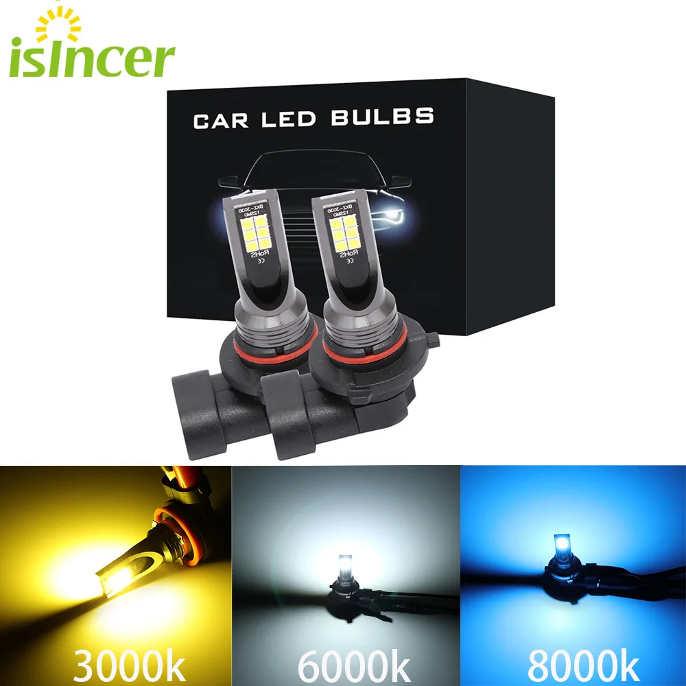 

H7 LED Bulbs H1 H3 H4 H11 9005 HB3 9006 HB4 Car CSP LED Fog Headlight Bulbs 8000K 6000K Auto Fog Lamp Day Running Light