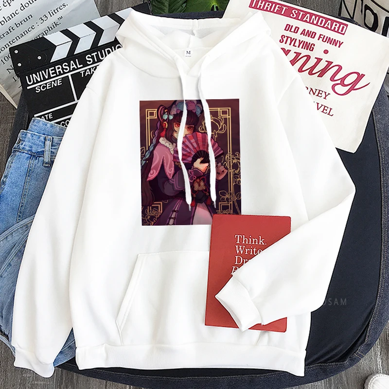 Модная Толстовка с принтом героев китайской игры Genshin Impact худи забавным