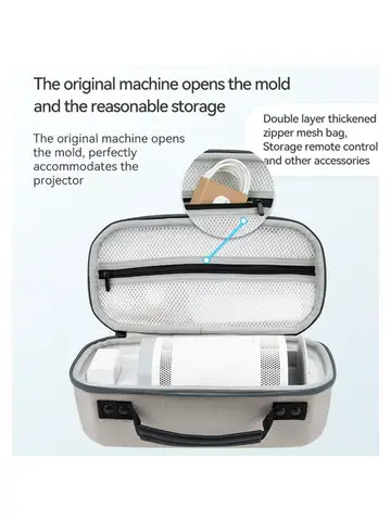 Портативный чехол для переноски, водоотталкивающая сумка для хранения проектора, многофункциональная сумка для аксессуаров для проекторов для Samsung TheFreestyle