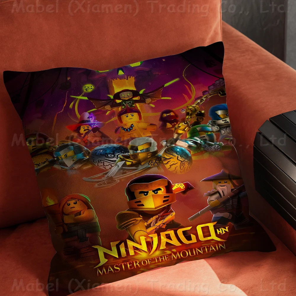 Cool Cartoon-N-Ninjago Pillow Gift Home Office Decoration Bedroom Sofa Car Cushion Cover Case 45x45