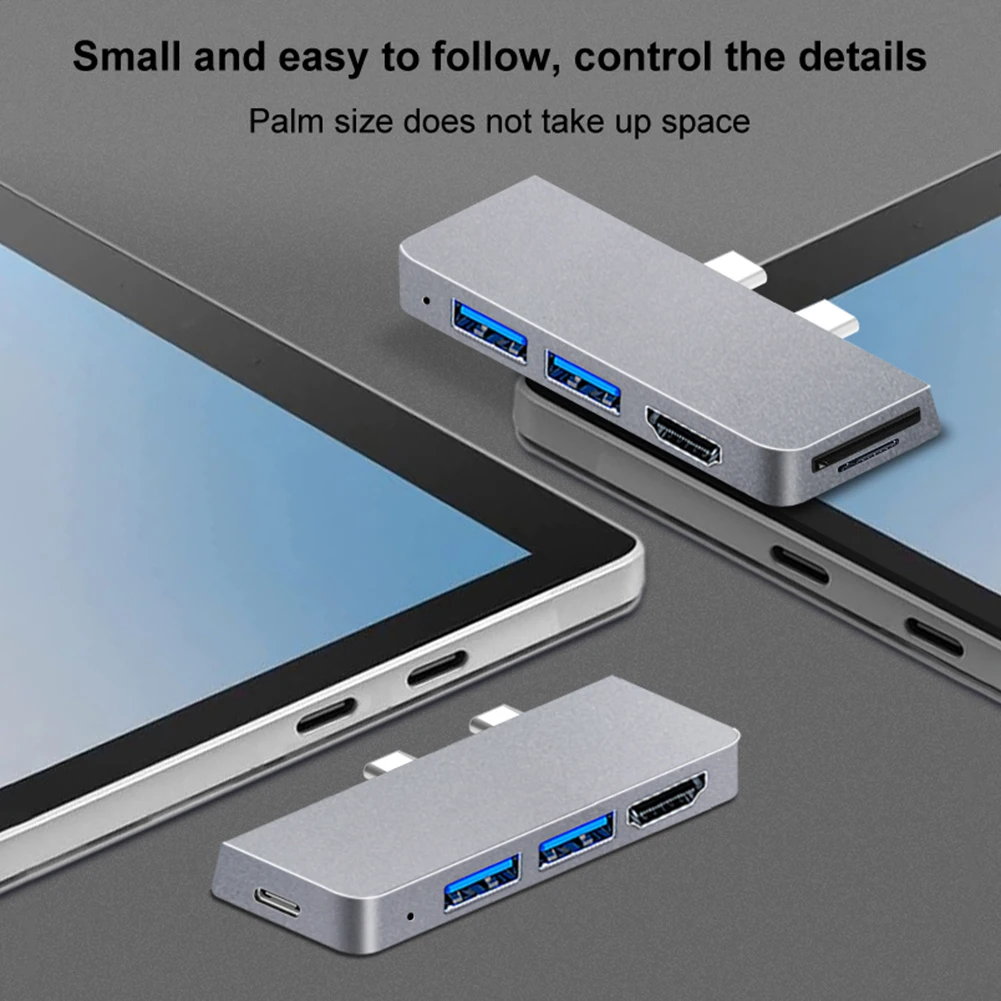 

Док-станция для ноутбука PD зарядное устройство Type-C USB C адаптер портативная док-станция для Microsoft Surface Pro 8