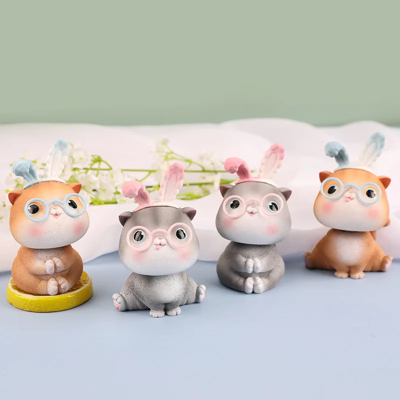 

Fat House Nika Cute Cat Decorations Students Children Girls Heart Gifts Creative Home Decorations Car Decorations Wholesale