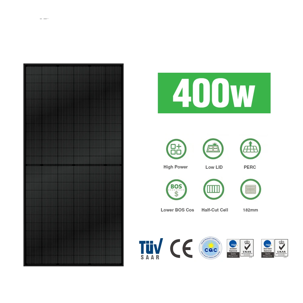 Solarplatten placa солнечная батарея 400w 600w монокристаллический модуль 500w 48v полностью